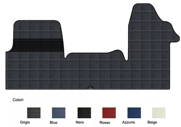 tappeto furgone su misura nv400 movano master interstar dal 2019 TF332 colori