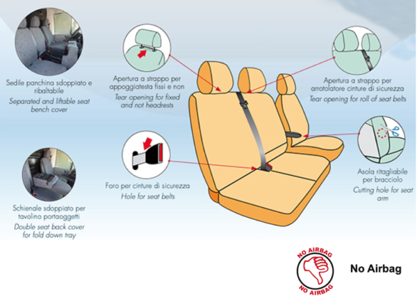 coprisedili completi 3 posti furgone man tge TGE dal 2017 229 scheda