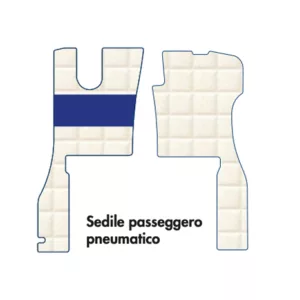 MODELLO SEDILE PASSEGGERO PNEUMATICO cod.art. 6168