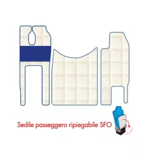 MODELLO CON SEDILE PASSEGGERO RIPIEGABILE SFO cod.art. 6145