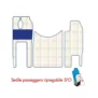 MODELLO CON SEDILE PASSEGGERO RIPIEGABILE SFO cod.art. 6145